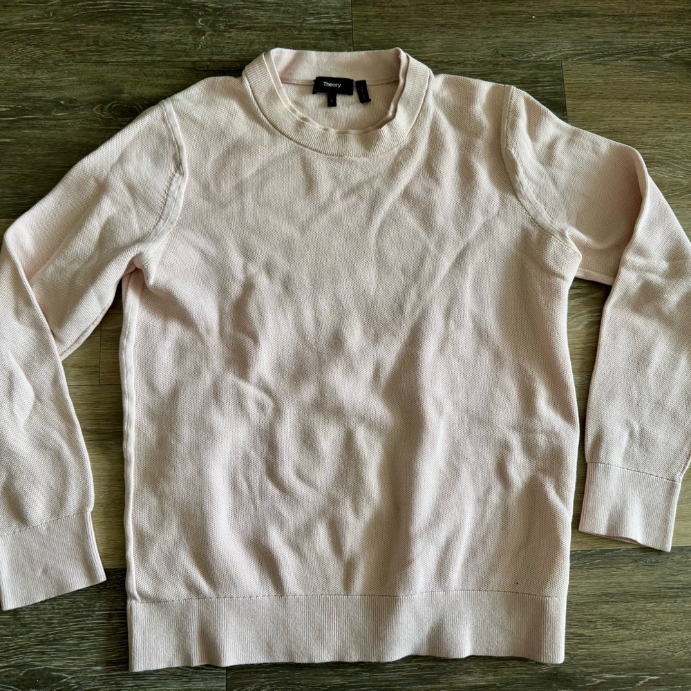 Theory Blush Knit Top